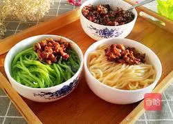 How to make colorful vegetable noodles Illustration 1