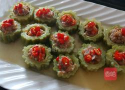 蒜蓉苦瓜塞肉的做法图解4