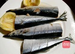 煎秋刀鱼的做法图解2
