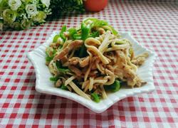 杏鲍菇炒肉丝