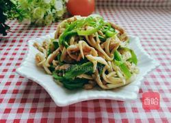 杏鲍菇炒肉丝的做法图解1