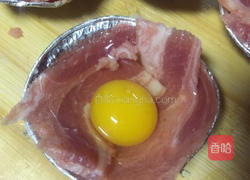 原味培根鹌鹑太阳蛋的做法图解5