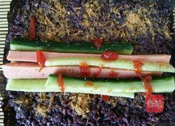 黑米寿司的做法图解7