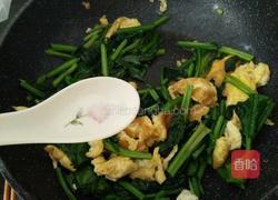 菠菜炒鸡蛋的做法图解5