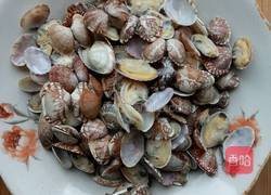 茼蒿清炒蛤蜊肉的做法图解1