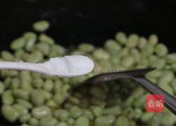 椿芽煎嫩胡豆的做法图解2