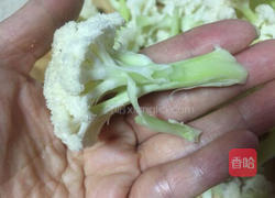 蚂蚁焗香辣花菜的做法图解2