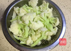 蚂蚁焗香辣花菜的做法图解5