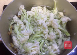 蚂蚁焗香辣花菜的做法图解4