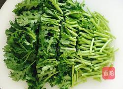 蒜蓉茼蒿的做法图解1