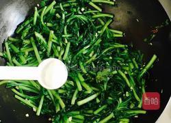 蒜蓉茼蒿的做法图解3