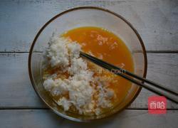 米饭鸡蛋饼的做法图解2