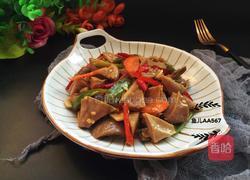 辣炒猪肚的做法图解12