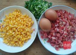 香肠炒饭的做法图解1