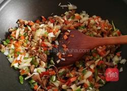 青椒肉丝打卤面的做法图解2