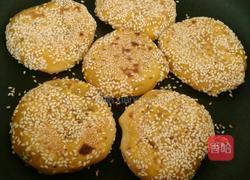 南瓜豆沙芝麻饼的做法图解7