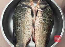 棉茵陈鲫鱼汤的做法图解2