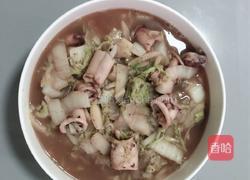 白菜炖笔管的做法图解9