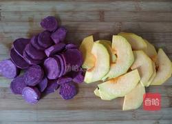 紫薯南瓜馒头的做法图解3