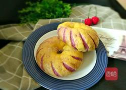 紫薯南瓜馒头的做法图解1