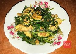 蒲公英炒鸡蛋的做法图解5