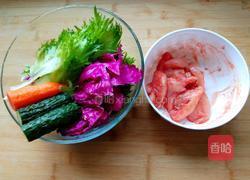 低脂鸡肉卷的做法图解1