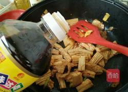 香辣腐竹炒肉的做法图解9