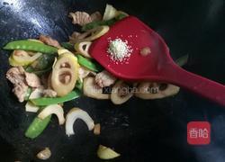 雷笋肉片炒荷兰豆的做法图解13