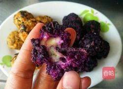 紫(红)薯杂粮球的做法图解7