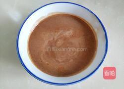 爱心巧克力花卷的做法图解2