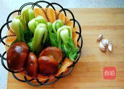 香菇油菜的做法图解1