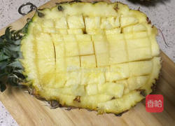 菠萝新吃法~果单皮糯米菠萝饭的做法图解6