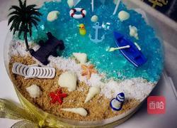 海洋酸奶慕斯蛋糕的做法图解1