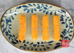 黄金流心芝士条的做法图解8