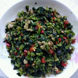 肉沫萝卜叶的做法[图]