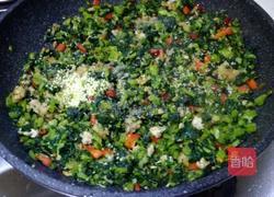 肉沫萝卜叶的做法图解8