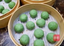 艾草青团(豆沙馅)的做法图解8