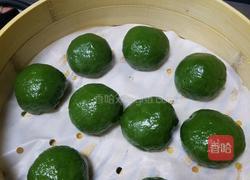 艾草青团(豆沙馅)的做法图解9