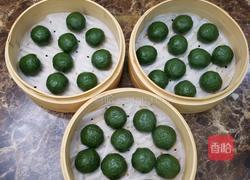 艾草青团(豆沙馅)的做法图解10
