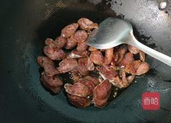 蒜薹炒腊肠的做法图解5