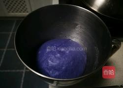 紫蝶花星空面包的做法图解8