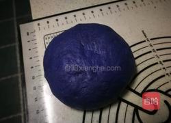 紫蝶花星空面包的做法图解10