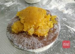 菠萝馅开口笑双色馒头的做法图解4