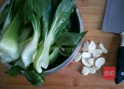 油渣香菇青菜的做法图解2