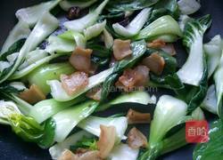 油渣香菇青菜的做法图解11