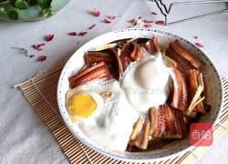 豆腐鸡蛋蒸鳗鱼干的做法图解8