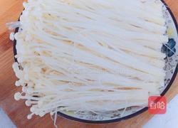 蒜蓉剁椒金针菇的做法图解2