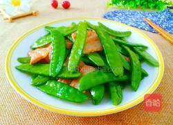 五花肉炒荷兰豆的做法图解10