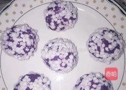紫薯糯米团的做法图解4