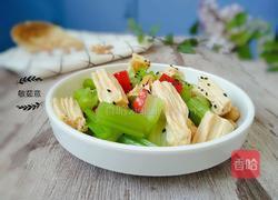 凉拌芹菜腐竹的做法图解9